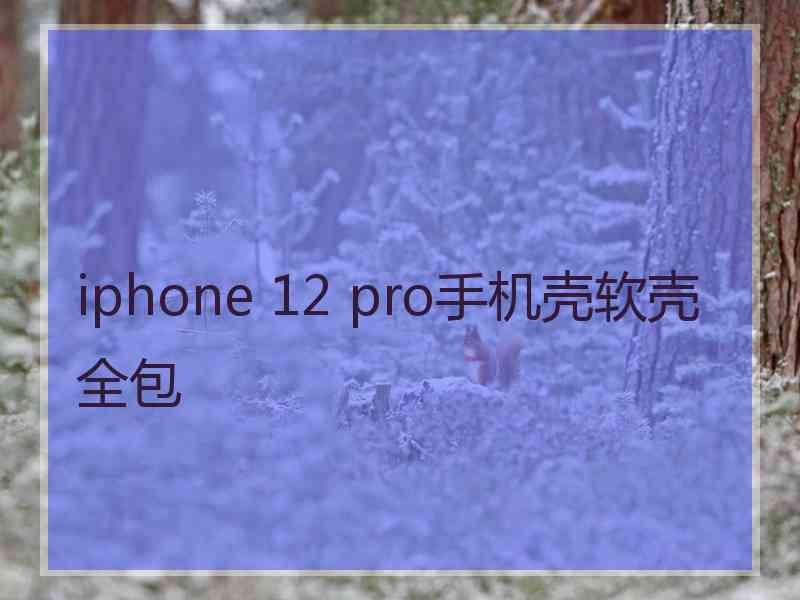 iphone 12 pro手机壳软壳全包