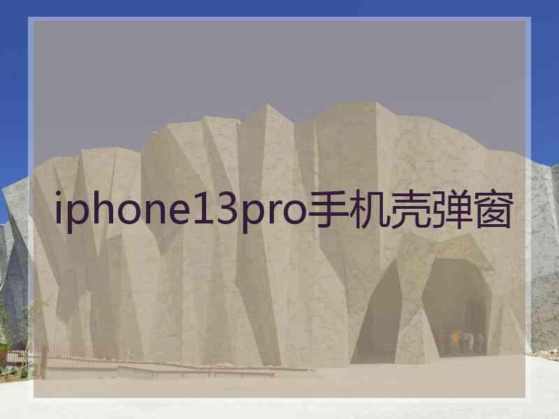 iphone13pro手机壳弹窗