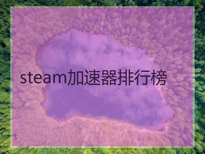 steam加速器排行榜