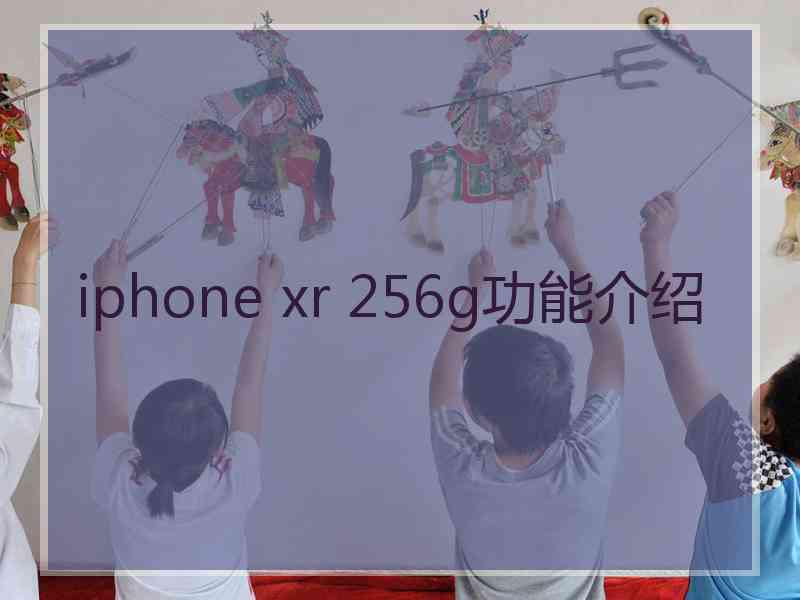 iphone xr 256g功能介绍