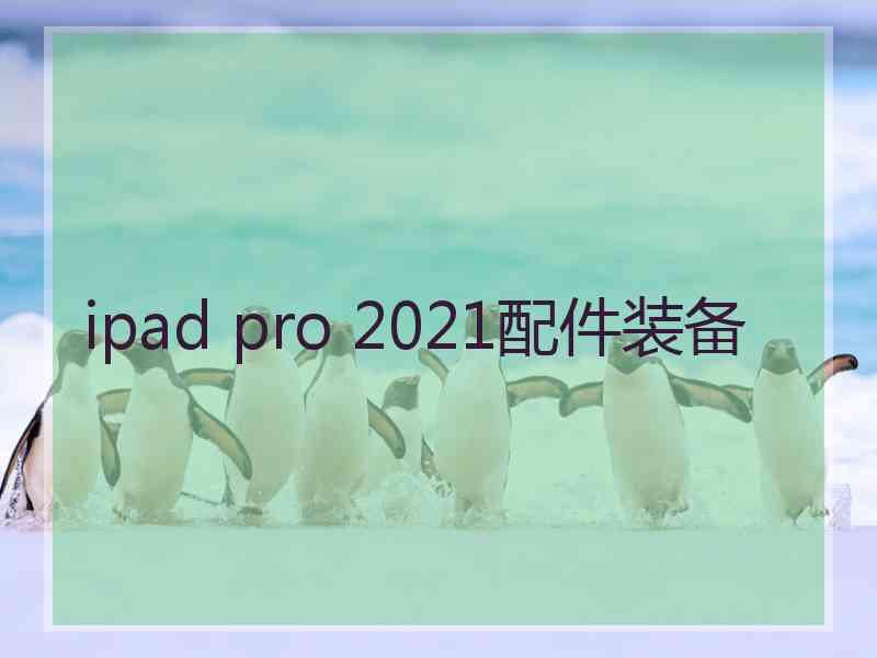 ipad pro 2021配件装备