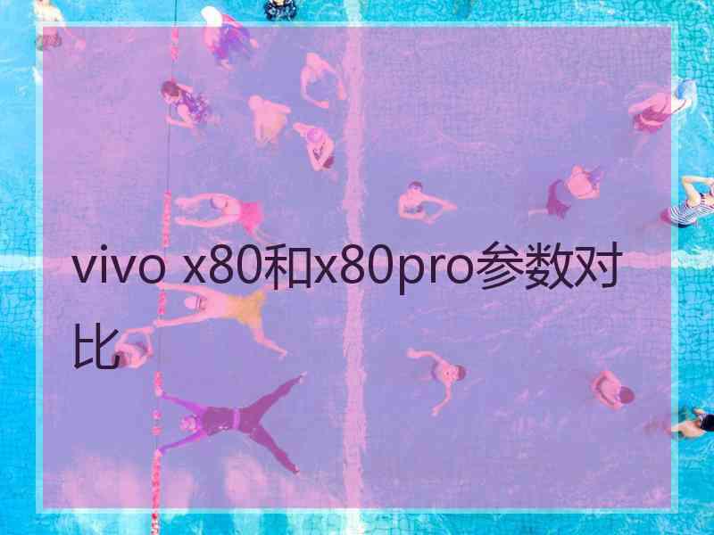 vivo x80和x80pro参数对比