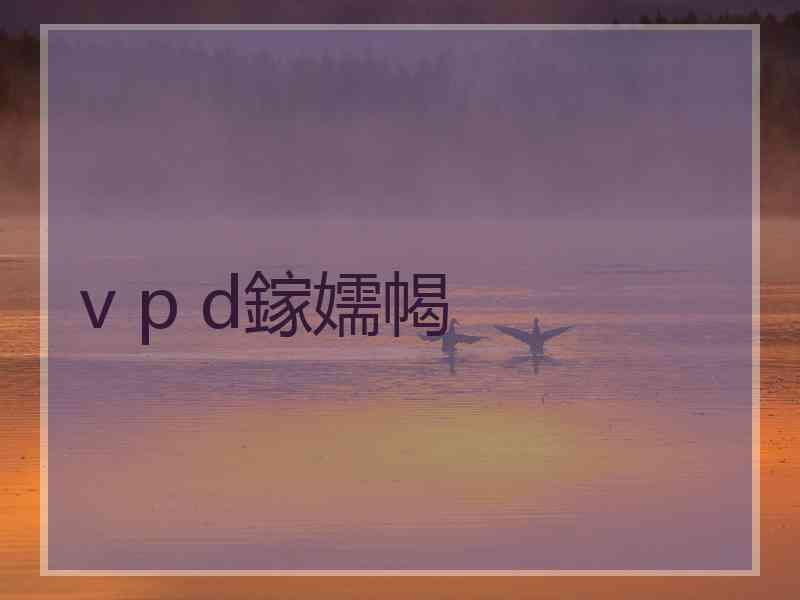 v p d鎵嬬幆