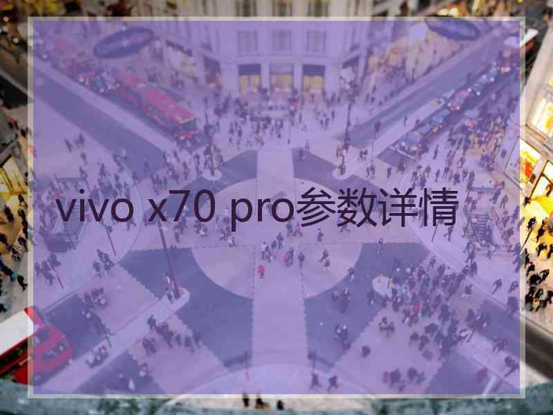 vivo x70 pro参数详情