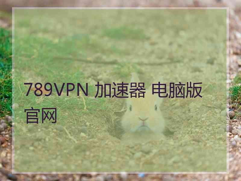 789VPN 加速器 电脑版 官网