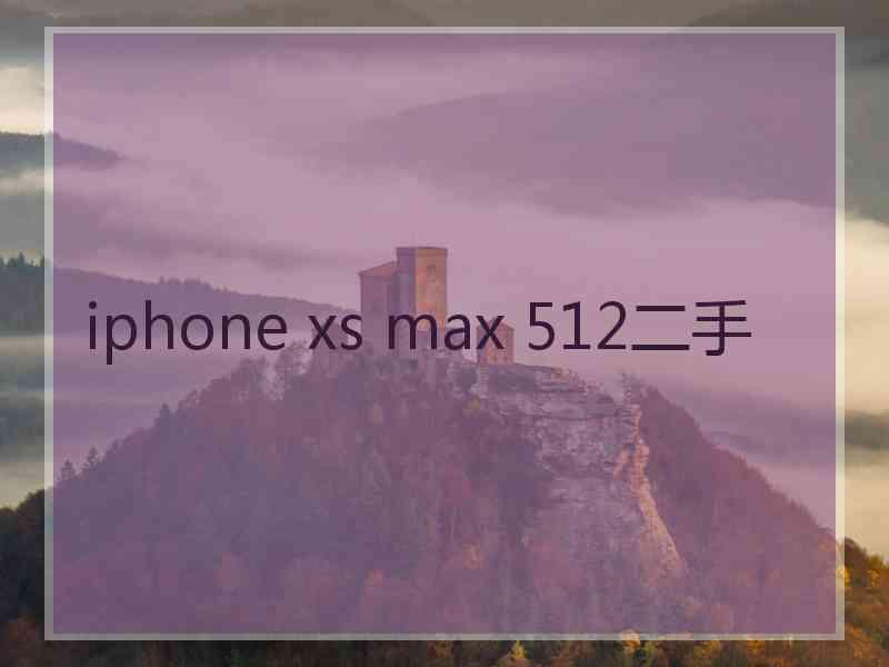 iphone xs max 512二手