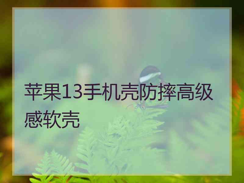 苹果13手机壳防摔高级感软壳