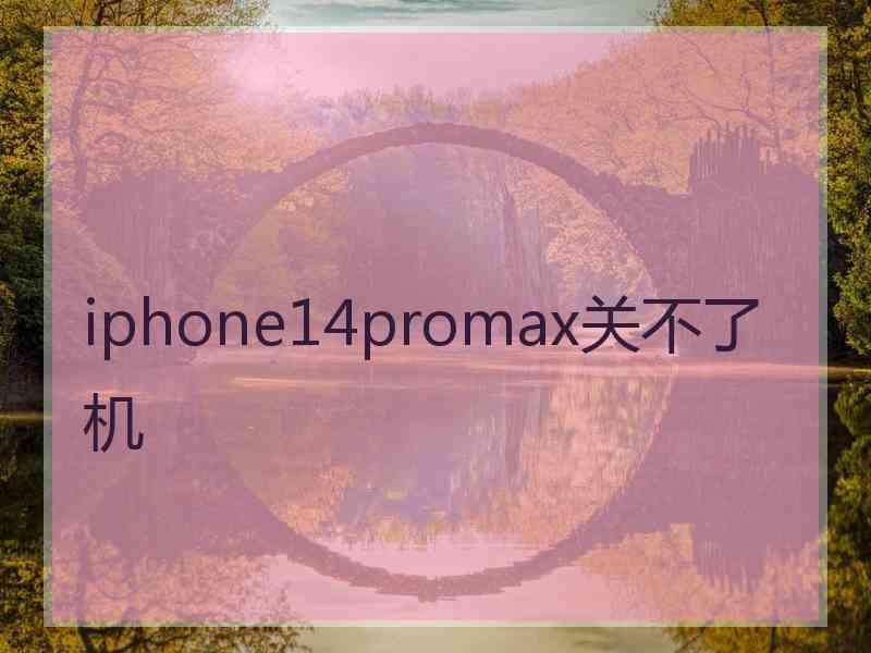 iphone14promax关不了机