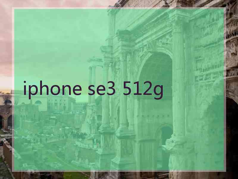 iphone se3 512g