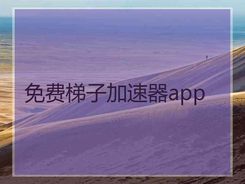 免费梯子加速器app