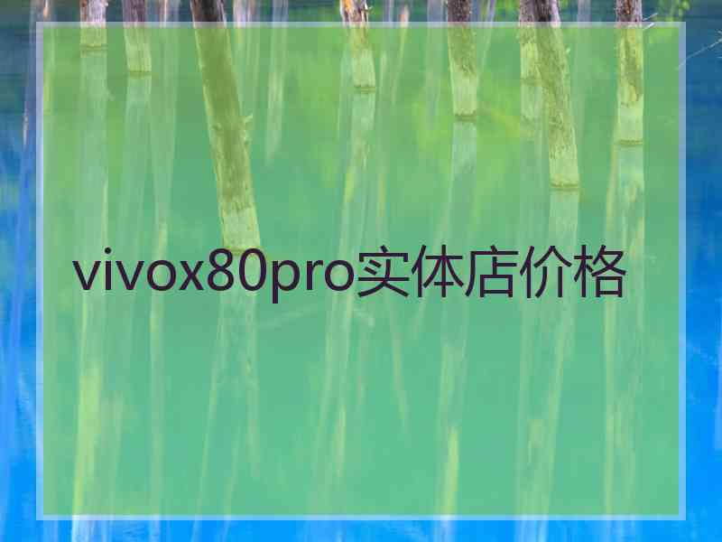 vivox80pro实体店价格