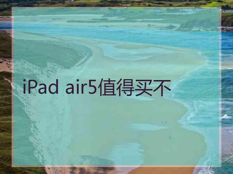 iPad air5值得买不