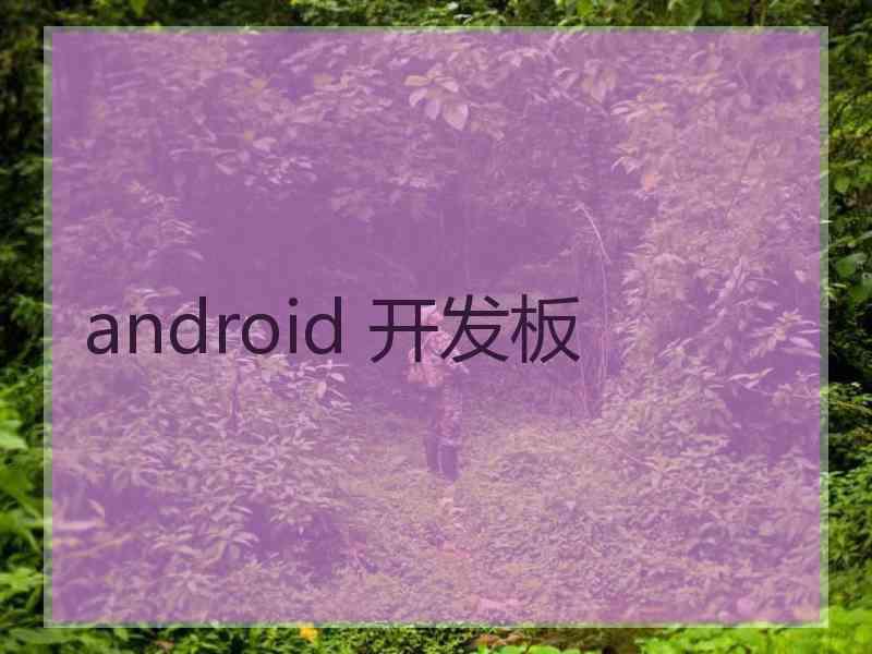 android 开发板