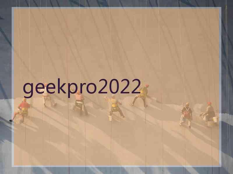 geekpro2022