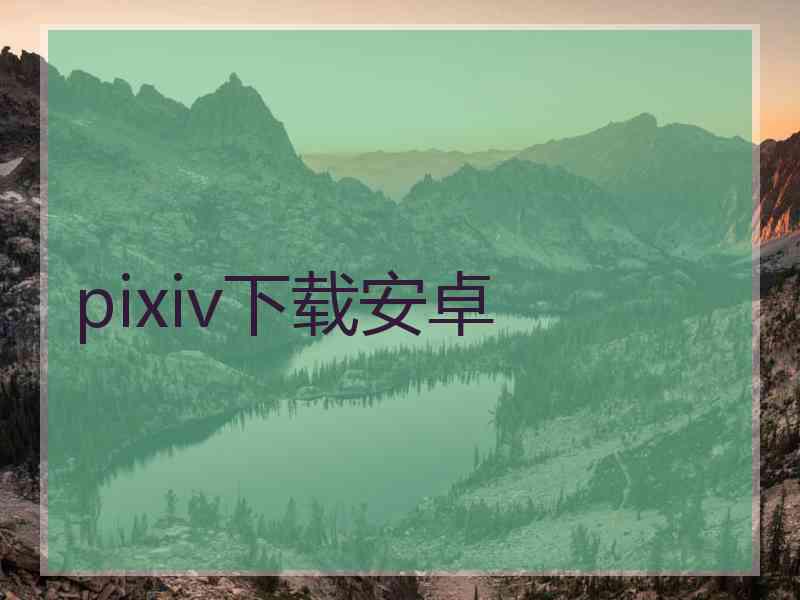 pixiv下载安卓