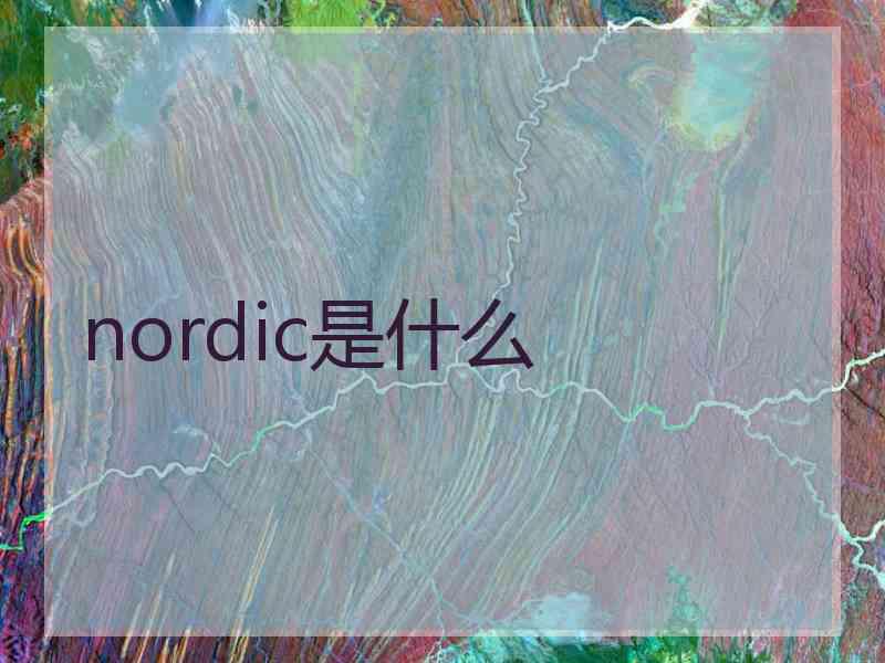 nordic是什么