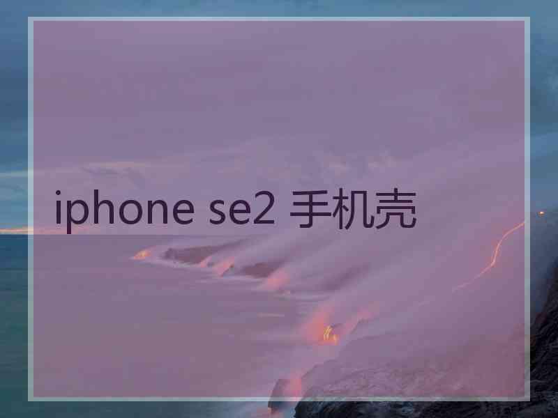 iphone se2 手机壳