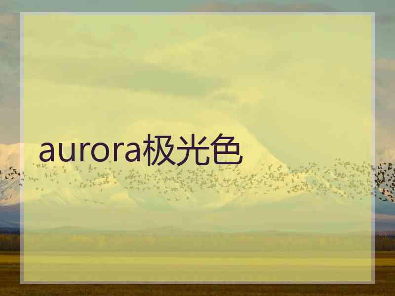 aurora极光色