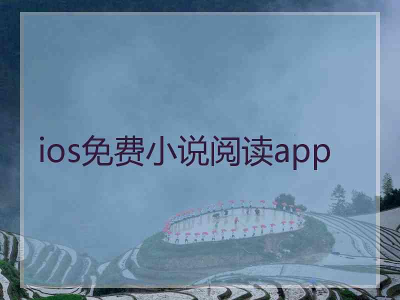 ios免费小说阅读app