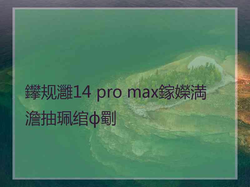 鑻规灉14 pro max鎵嬫満澹抽珮绾ф劅