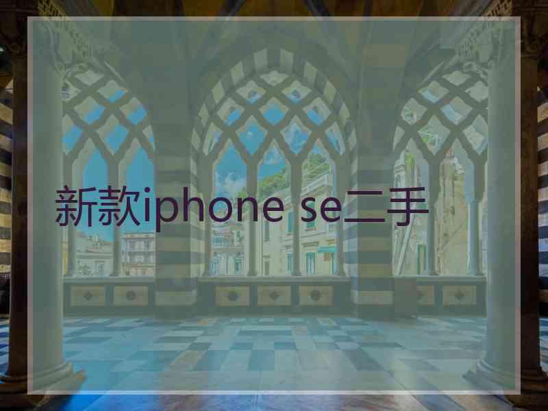 新款iphone se二手