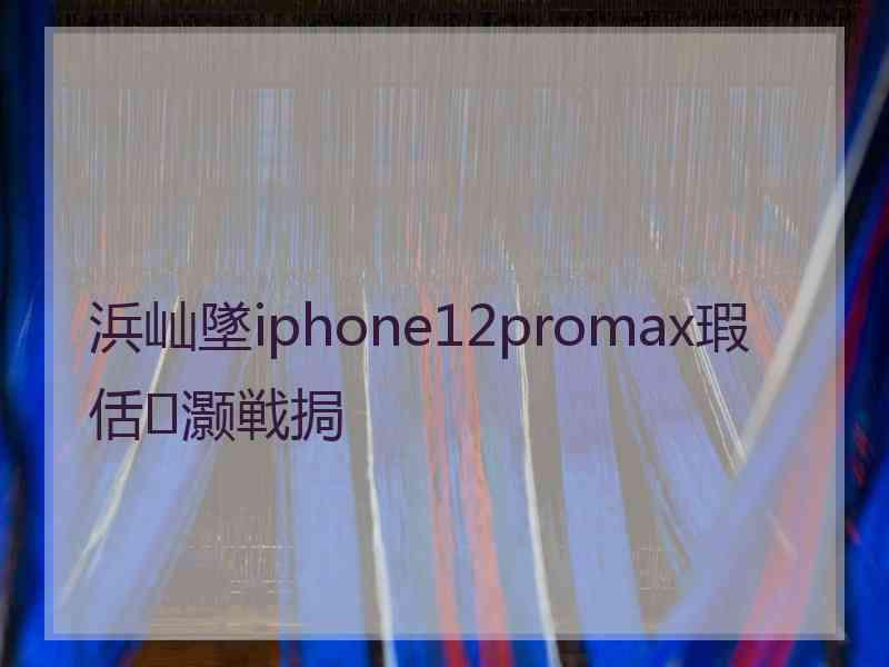 浜屾墜iphone12promax瑕佸灏戦挶