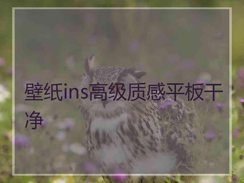 壁纸ins高级质感平板干净