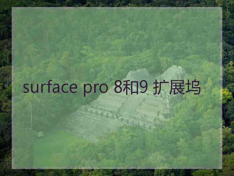 surface pro 8和9 扩展坞