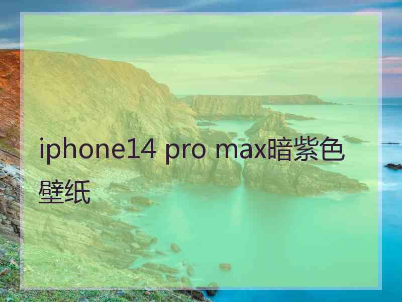 iphone14 pro max暗紫色壁纸