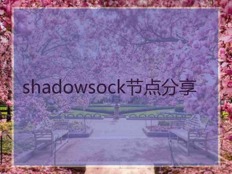 shadowsock节点分享