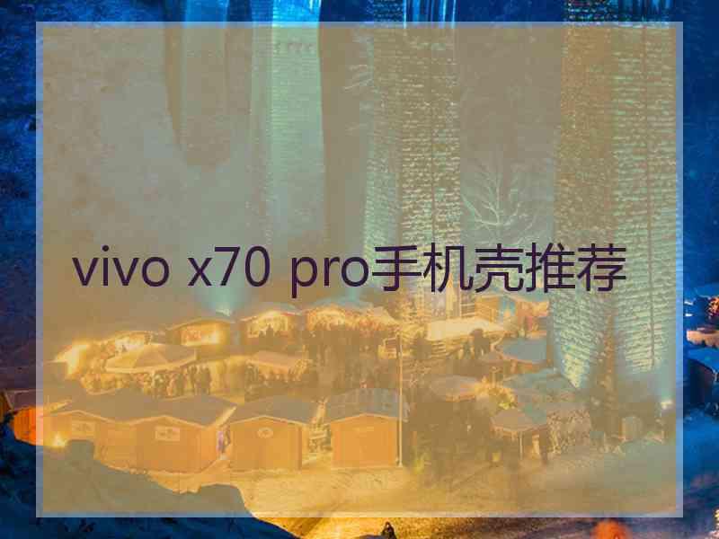 vivo x70 pro手机壳推荐