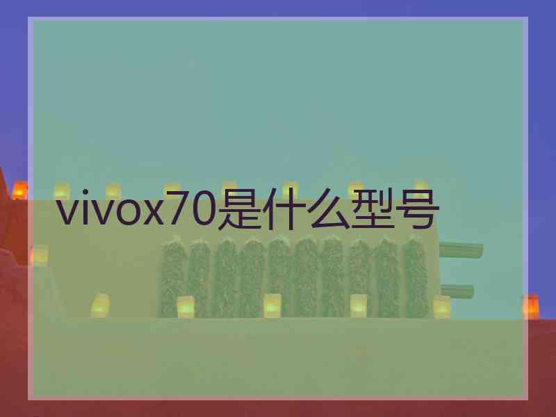 vivox70是什么型号