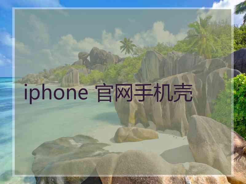 iphone 官网手机壳