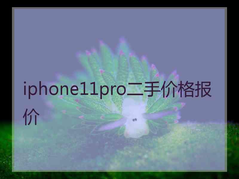 iphone11pro二手价格报价