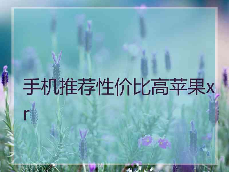 手机推荐性价比高苹果xr