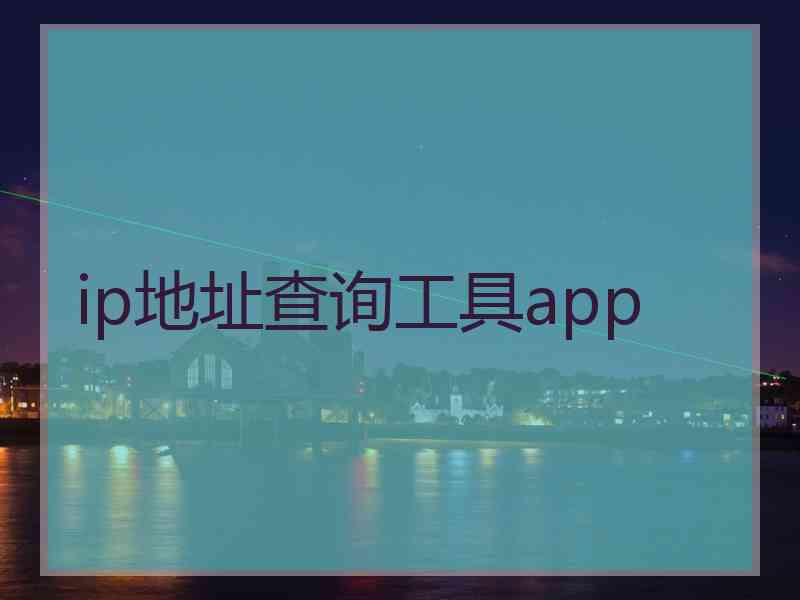 ip地址查询工具app