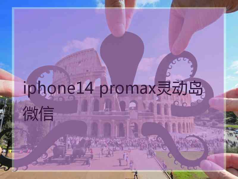 iphone14 promax灵动岛微信