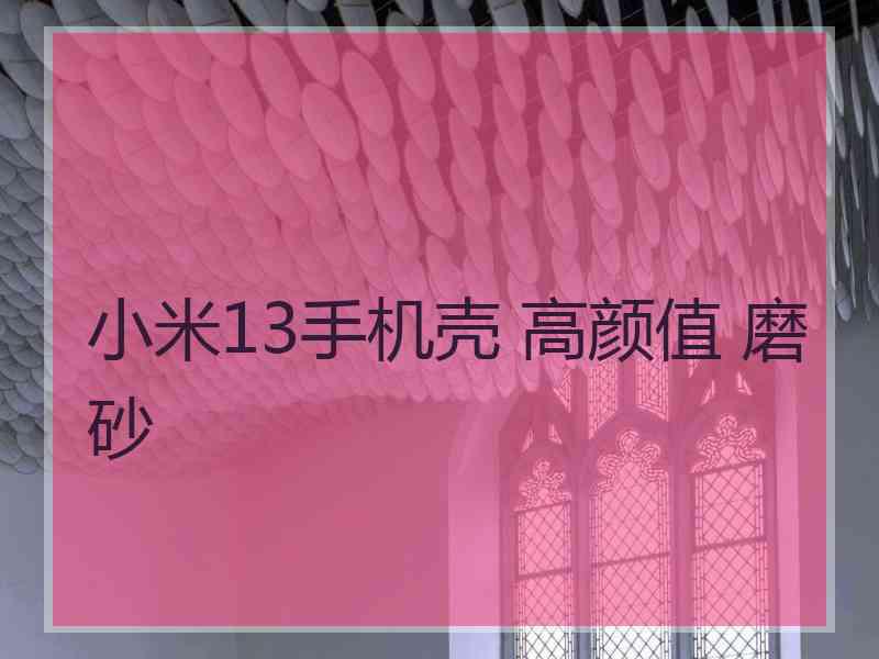 小米13手机壳 高颜值 磨砂