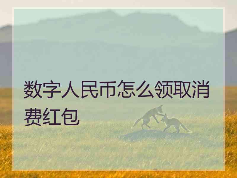 数字人民币怎么领取消费红包