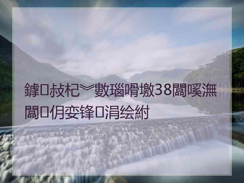 鎼敊杞︾數瑙嗗墽38闆嗘潕闆仴娈锋涓绘紨