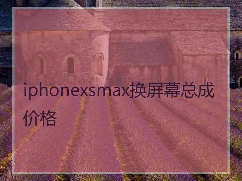 iphonexsmax换屏幕总成价格