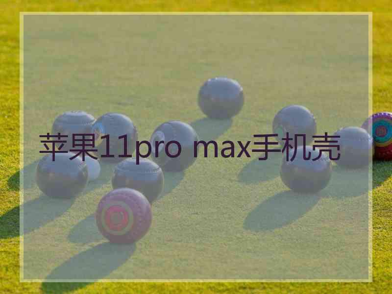 苹果11pro max手机壳