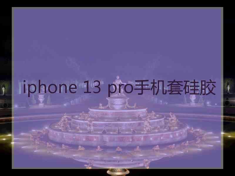 iphone 13 pro手机套硅胶