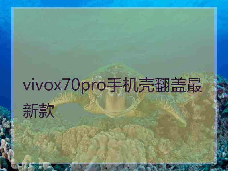 vivox70pro手机壳翻盖最新款