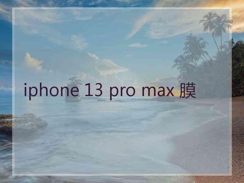 iphone 13 pro max 膜