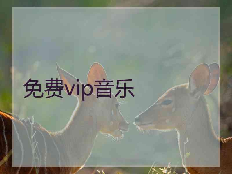 免费vip音乐