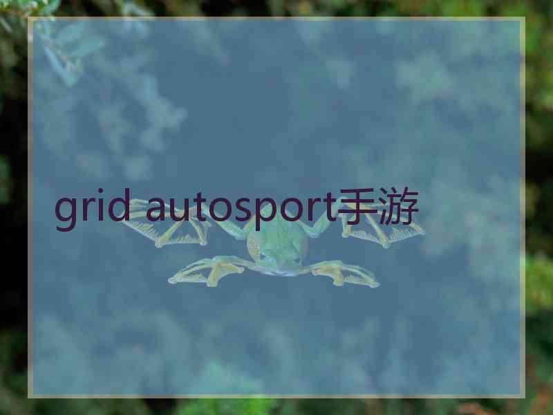 grid autosport手游