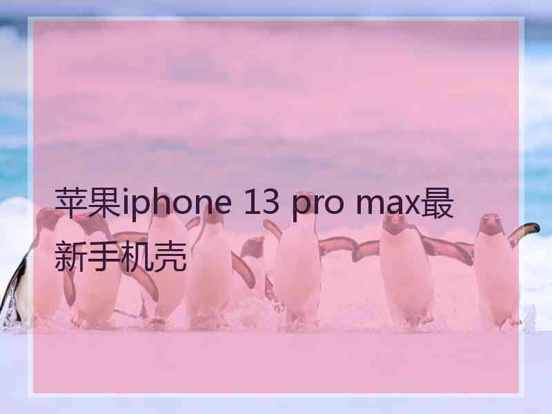 苹果iphone 13 pro max最新手机壳