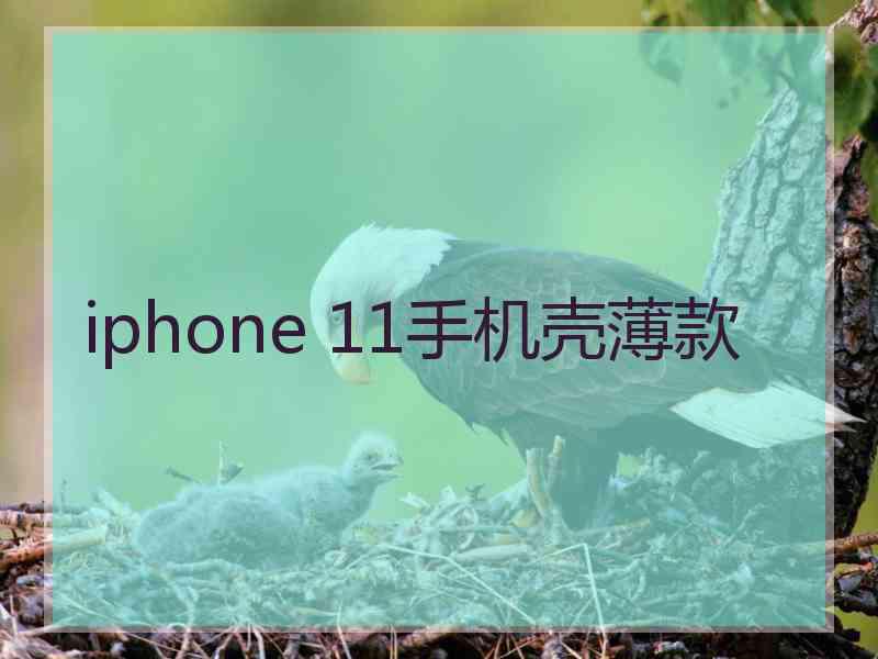 iphone 11手机壳薄款