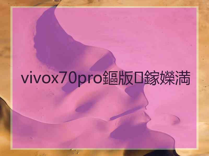 vivox70pro鏂版鎵嬫満